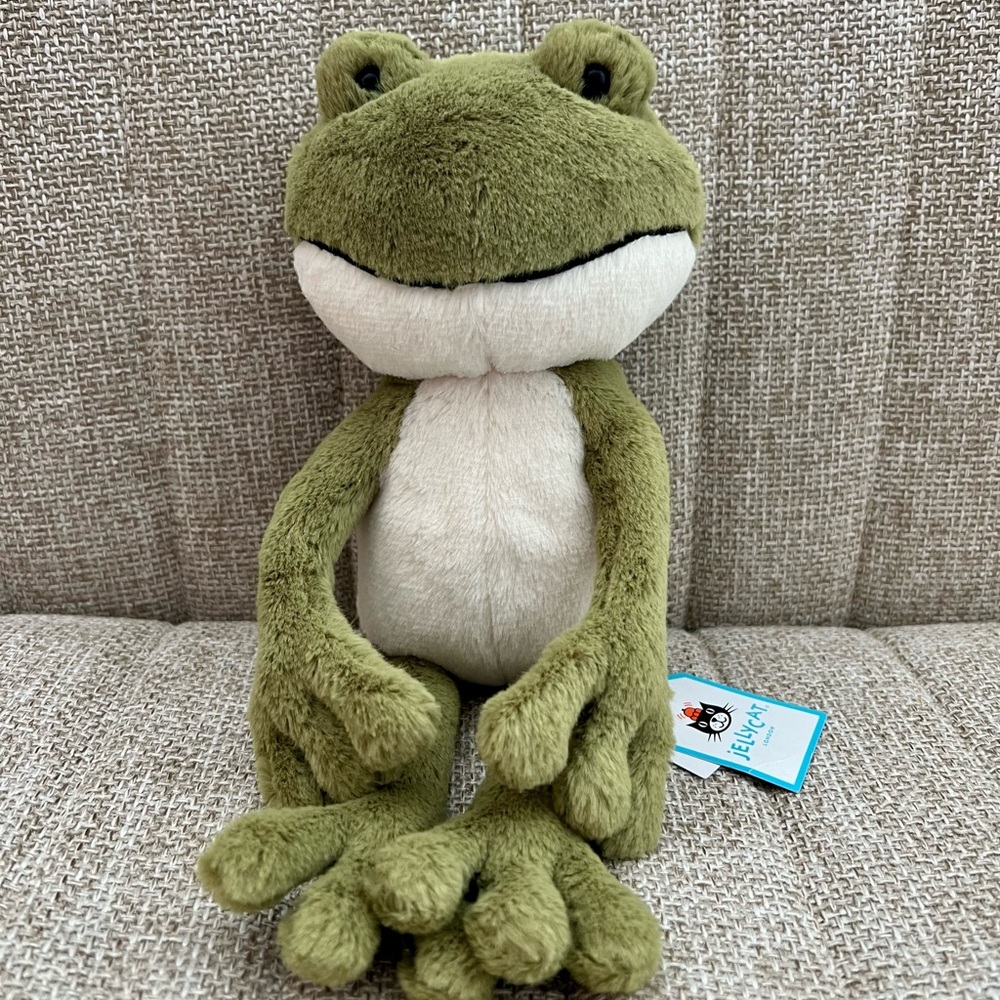 Jellycat Finnegan Frog BNWT